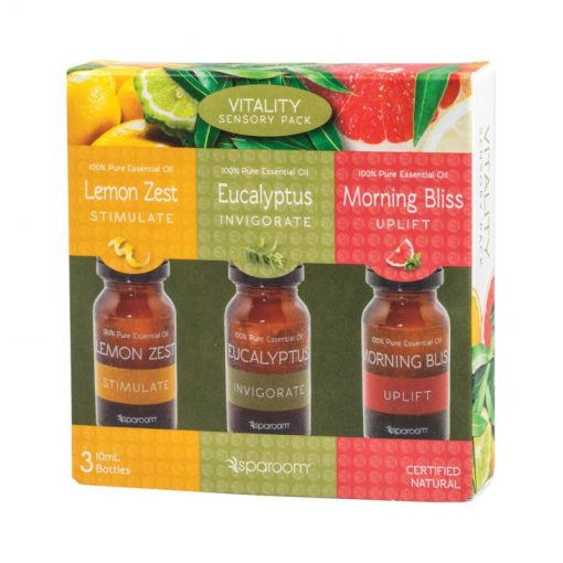 Sparoom Vitality Sensory 3-Pack Essential Oils Package Front