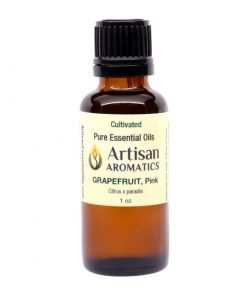 Pink grapefruit essential oil 30 ml bottle by Artisan Aromatics
