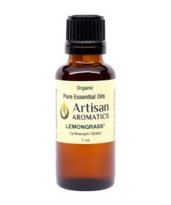 Lemongrass Organic essential oil 30 ml bottle by Artisan Aromatics
