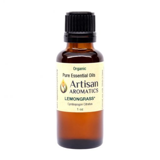 Lemongrass Organic essential oil 30 ml bottle by Artisan Aromatics