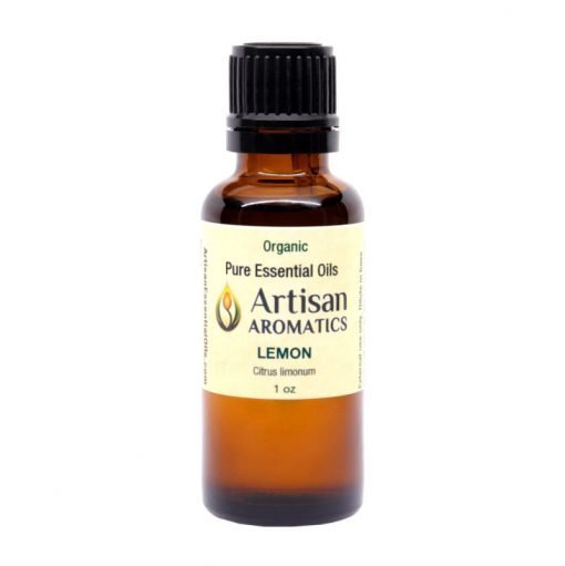 lemon organic essential oil 30 ml bottle