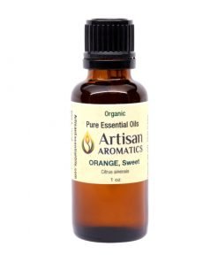 orange organic essential oil 30 ml bottle from Artisan Aromatics