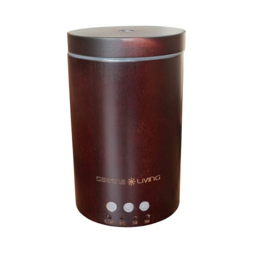 serene living bamboo essential oil diffuser top