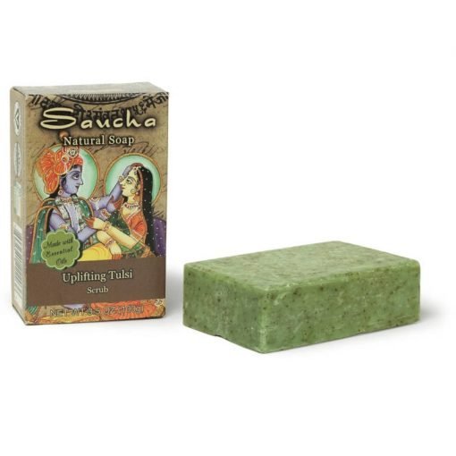 Tulsi soap bar 3.5 ounce naturally uplifting box and bar