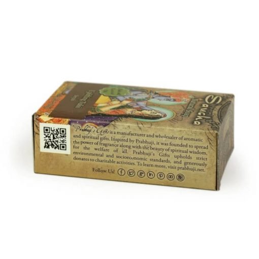 Soap bar saucha natural uplifting tulsi 3.5 ounce - right side of box