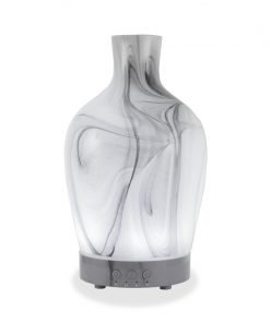 Carrara essential oil diffuser by serene living on white background