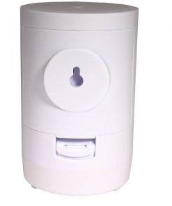 Motion activated eMotion diffuser by sparoom - back side showing wall mounting.,