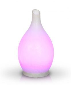 Aromar amphora white diffuser - rotating glass diffuser with multiple lights