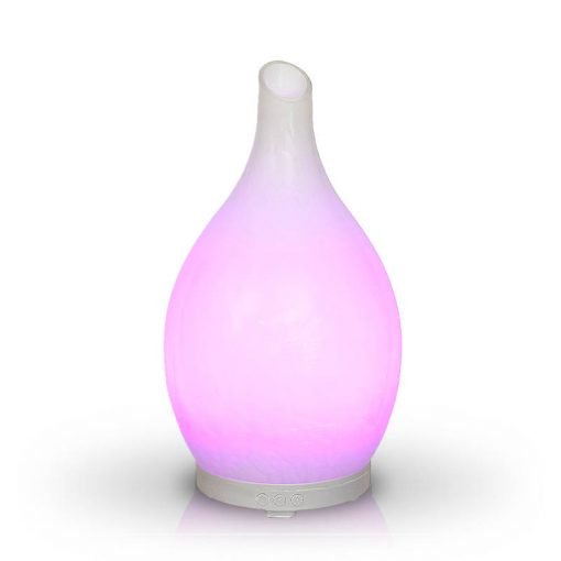 Aromar amphora white diffuser - rotating glass diffuser with multiple lights