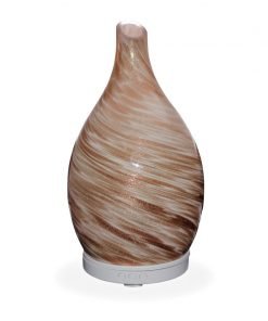 Amphora Copper Diffuser on a white background with no lights on