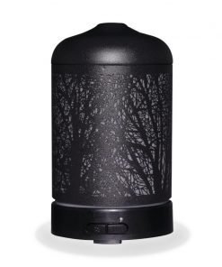 Aromar Black Grove Diffuser with no light on a white background