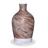 Aromar Decanter Abstract Bronze diffuser with no light on a white background
