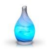 Aromar glass rotating Amphora grey diffuser on white background