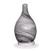 Aromar Amphora Grey Diffuser with no light on a white background
