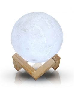 Aromar moon stand spa diffuser on white background