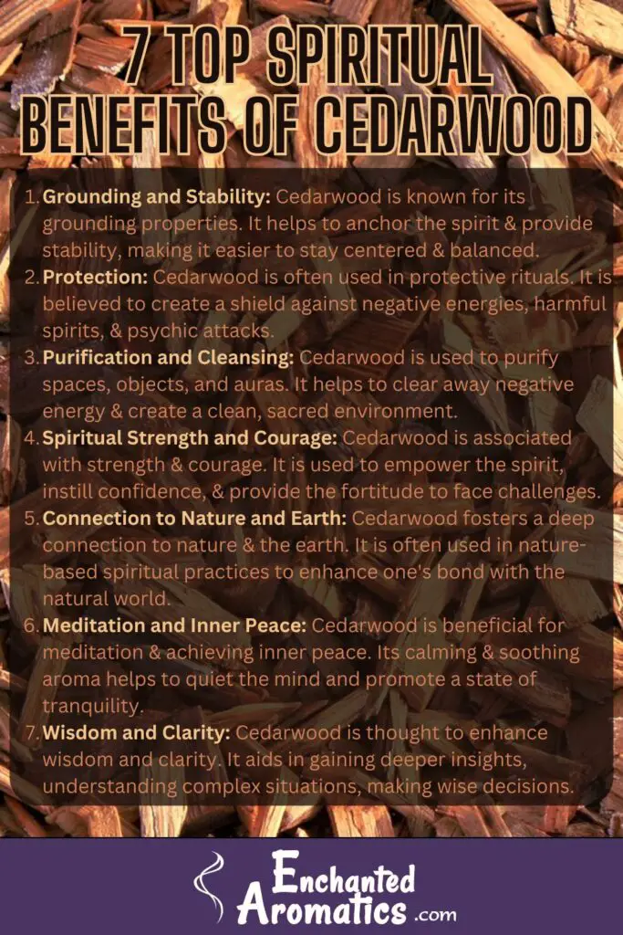 7 Top Spiritual Properties Of Cedarwood