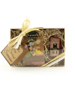 Refreshing Vetiver soap gift set with tilak oil