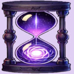 Hour glass symbol used in astral projection magic