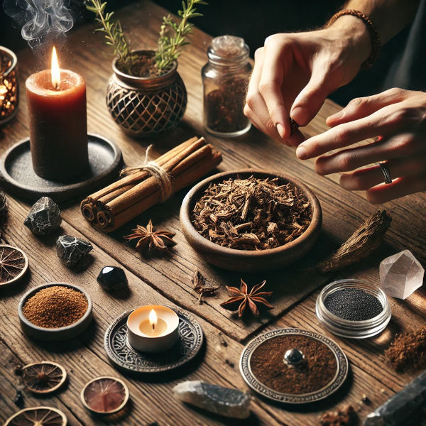 Red Root Ritual Materials: