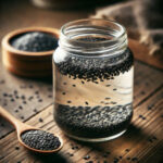 Black sesame seed water infusion