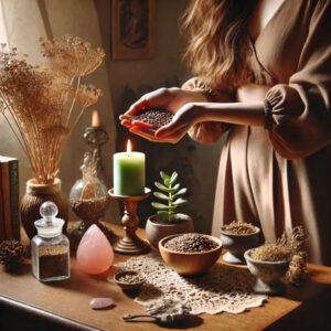 Bladderwrack fertility and growth ritual