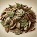 Dried black berry leaf